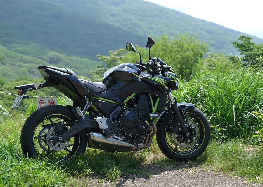 Motorcycle parked outdoors
